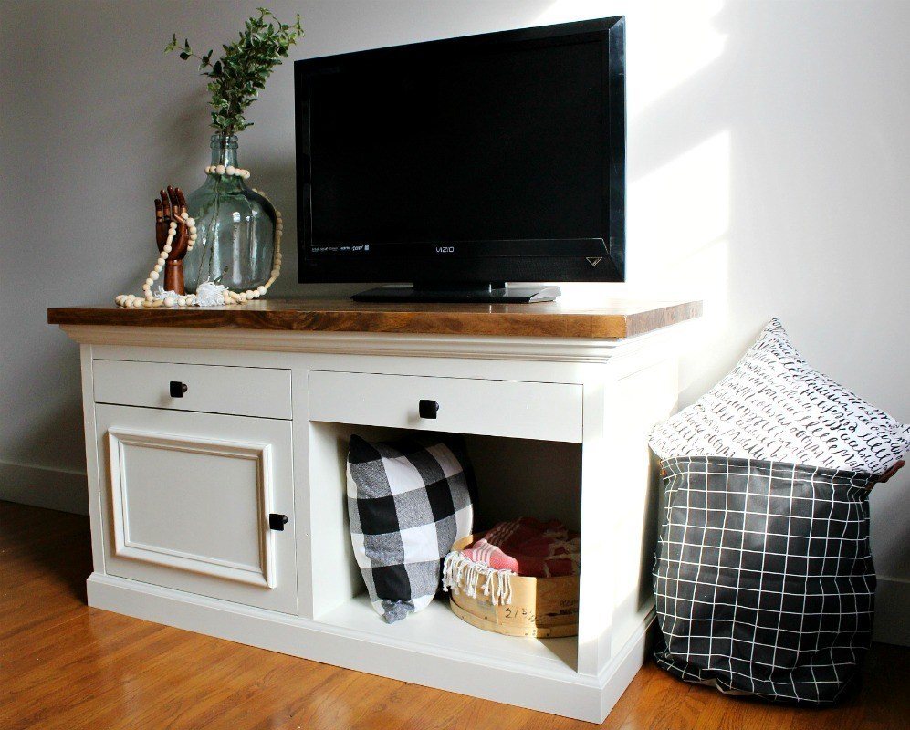 DIY TV Stand / Media Console – The Inspired Workshop